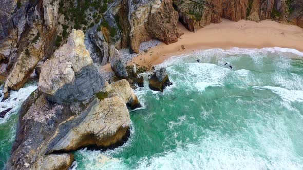 Beautiful Ursa Beach From Above is Like Paradise