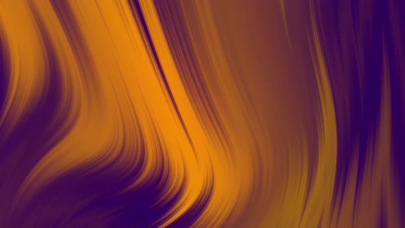 Fluid vibrant gradient footage. Moving 4k animation of purple orange colors with smooth movement