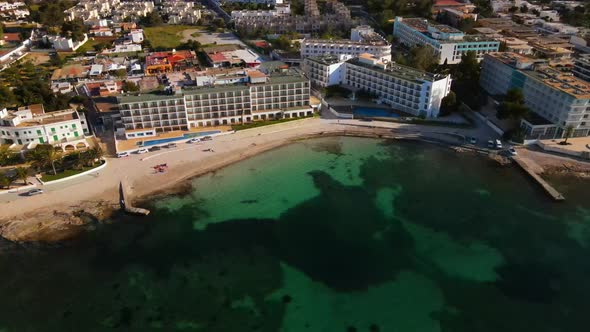 Platja S'Estanyol in Ibiza, Spain