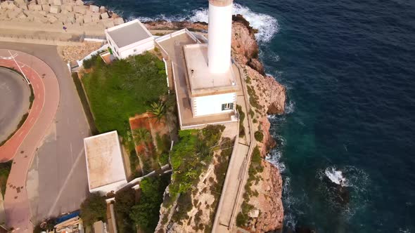 Faro de Botafoc in Ibiza, Spain