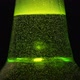Green Bottle neck with a lot of bubbles is on black background - VideoHive Item for Sale