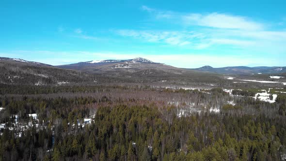 Winter Hills Panorama