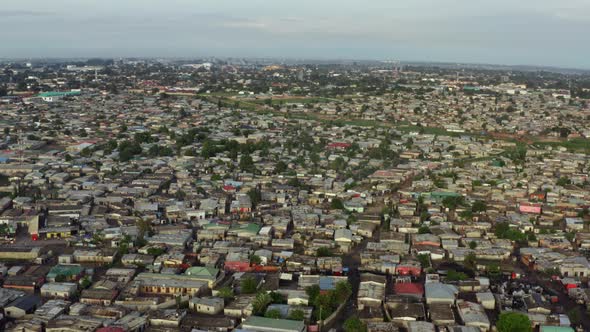 Aerial View Lusaka Zambia