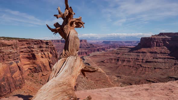 Cloud Time Lapse Canyons Utah Landscape