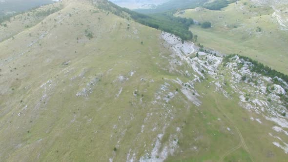 Forested highland of Dinara mountain