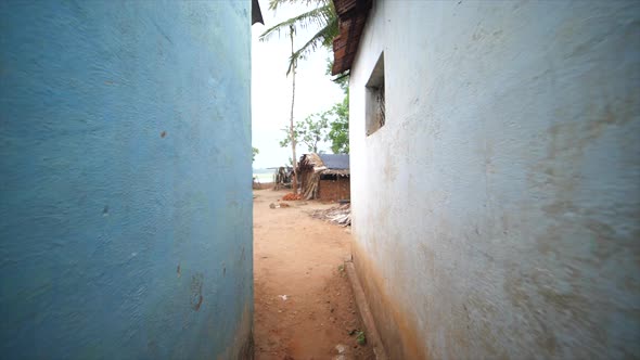 Trible village in Karnataka mysure wide passage walk