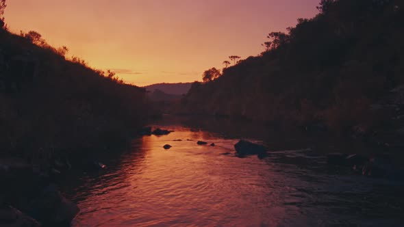 River in Mountains