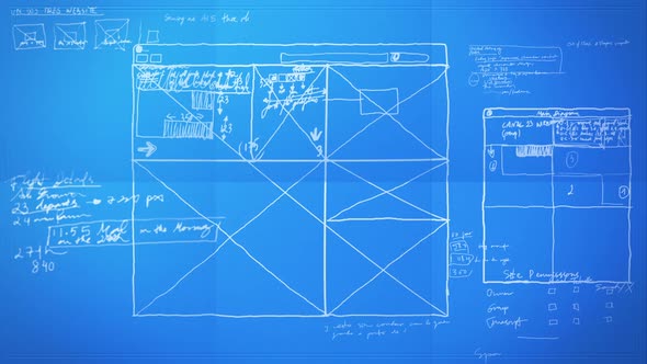 Graphic Design Layout Process Time Lapse Blueprint alt
