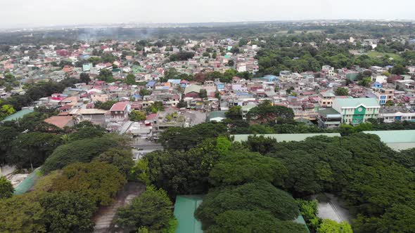 Aerial View of a Suburb in Philippines