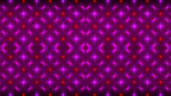 Pink Red Color Glowing Star Background Animation