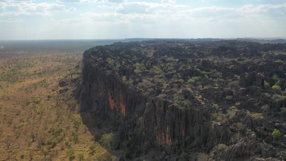 Bandilngan (Windjana Gorge) National Park Gibb River Western Australia 4K Aerial Drone