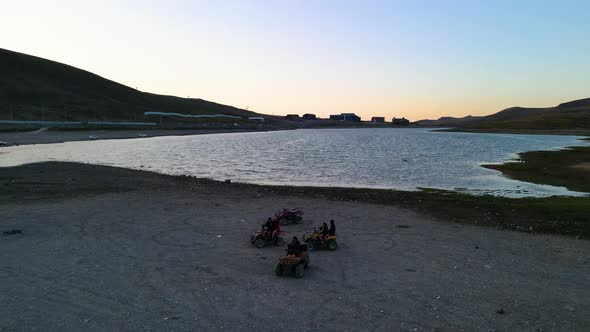 ATV Riding Attraction Overhead Aerial View