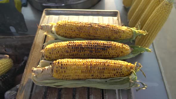 Maize Selling at Street