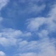 Fastrunning White Clouds Across a Clear Blue Sky - VideoHive Item for Sale