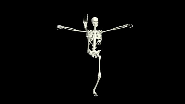 Skeleton Jazz Dancing