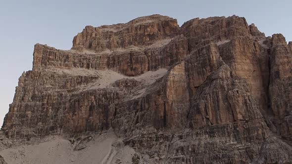 Brenta Dolomites in sunrise light, Italy, Europe