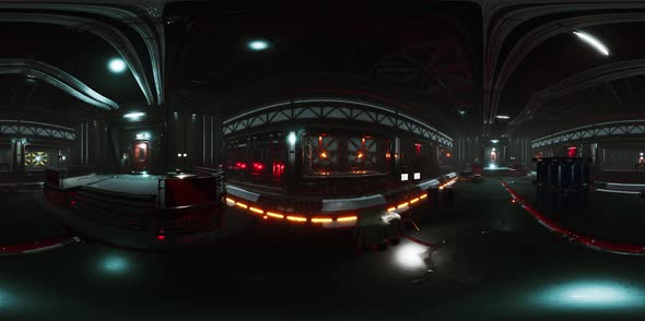 Vr360 View of Spaceship Interior alt