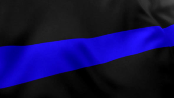 Thin Blue Line Flag 