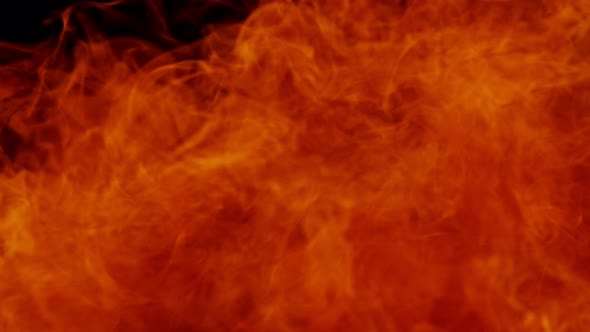 Fire Flame Background Shooted with High Speed Cinema Camera at 1000Fps