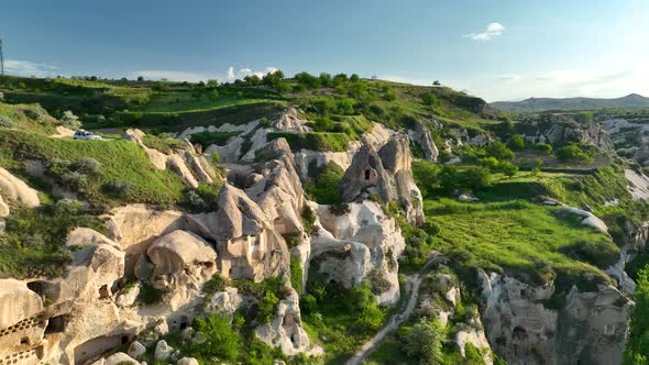 The Cosmic Landscape of Cappadocia aerial view 4 K