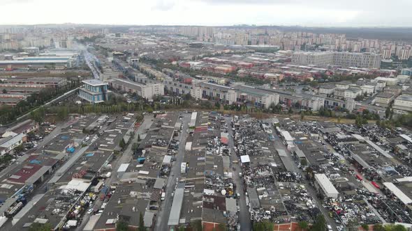 Industrial Factory Aerial