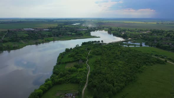 River Inflow From A Height