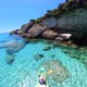 Drone View of People Kayaking in Corsica - VideoHive Item for Sale
