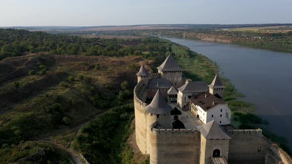 Old Khotyn Fortress in Ukraine