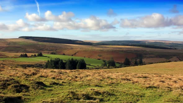 Stunning Moorland and Cloud Timelapse