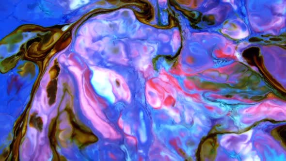 Psychedelic Sacral Paint Texture Background 