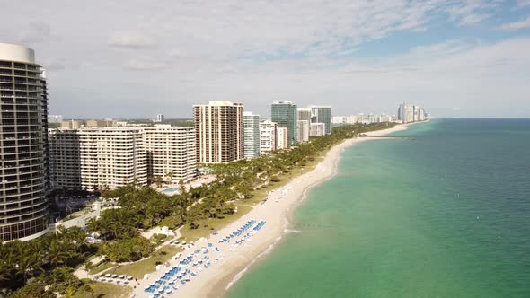 Aerial Video Of Bal Harbour Miami Beach Shot With A Drone Over The Ocean