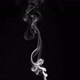 swirling smoke, smoke slowly rising against a black background - VideoHive Item for Sale