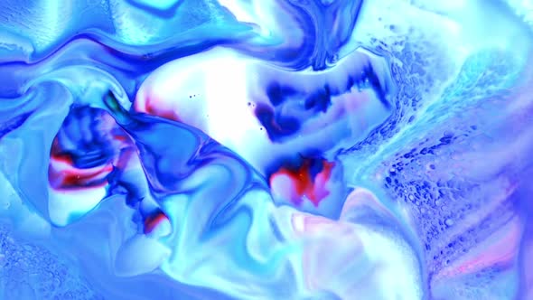 Close Up Of Abstract Colorful Fluid Paint Background Textured 18