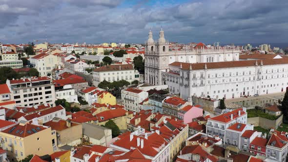 Church of Sao Vicente of Fora in Lisbon Alfama