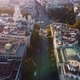 Drone View of Alcala Road and Cibeles Fountain in Madrid - VideoHive Item for Sale