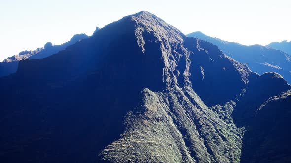 Aerial Rocky Mountains Landscape Panorama