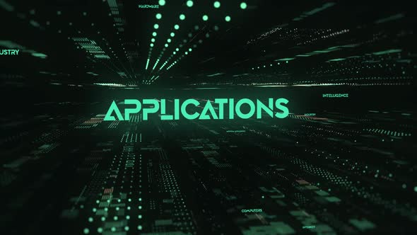 Sci Fi Digital Data Word Applications alt