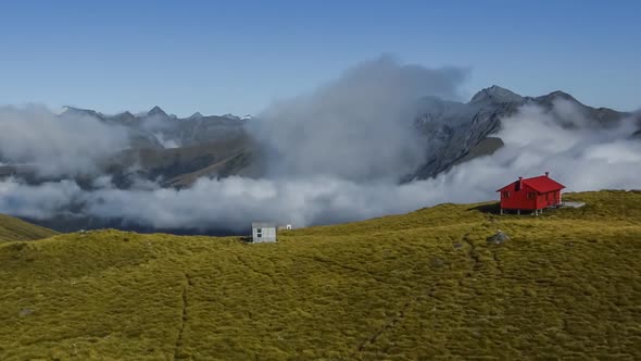 New Zealand mountain hut timelapse