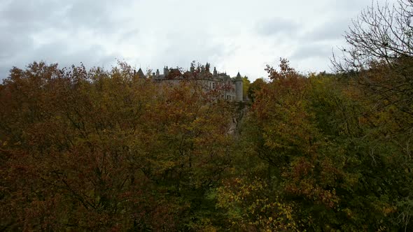 Vianden Castle is located in the city of Vianden in the north of Luxembourg. It is a huge fortified