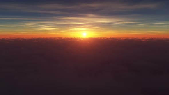 Sunrise Above The Clouds alt