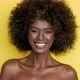 Smiling Ethnic Woman with Curly Hair - VideoHive Item for Sale