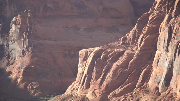 Tilt up view of rocks