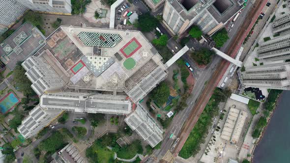 Hong Kong city from top