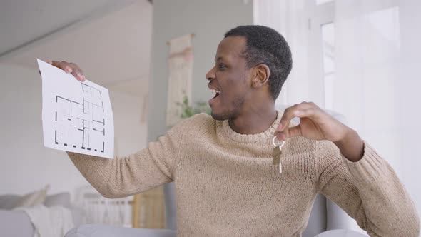 African American Man Brags About New Apartment Purchase