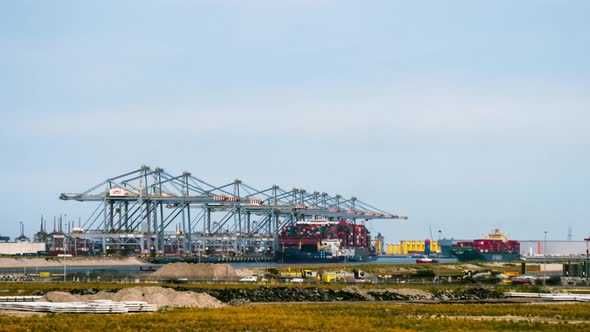 View of Europort, Industrial Landscape