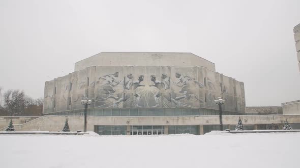 Old Architecture Mural