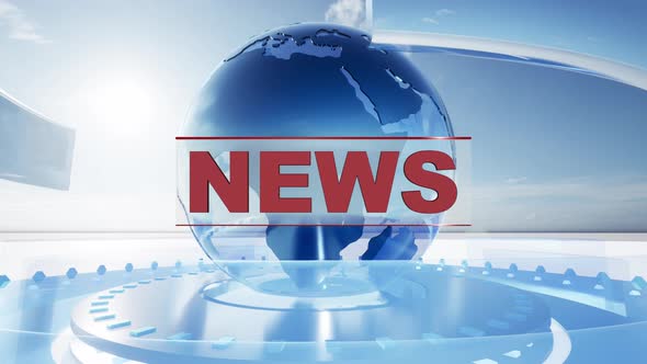 News World Map Background 4K alt