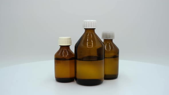 Medical bottles syrup