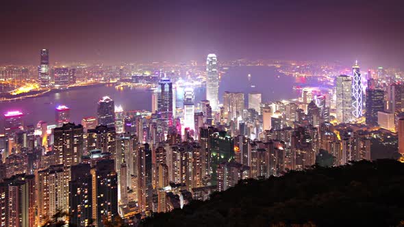 Hong Kong Skyline Time Lapse