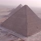 Pyramids of Giza in Cairo drone  - VideoHive Item for Sale